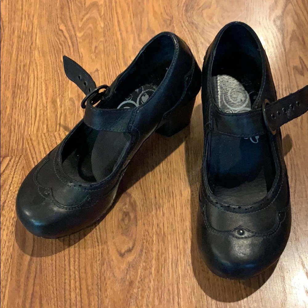 Dansko Women’s Leather Shoes Black Size 38/8